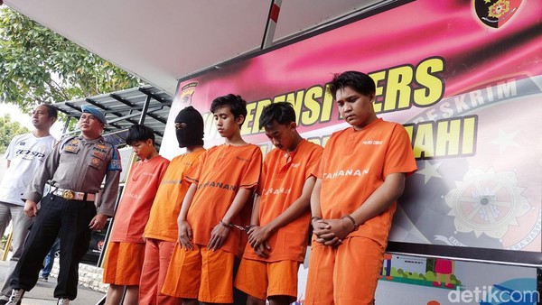 geng motor brutal di Cimahi